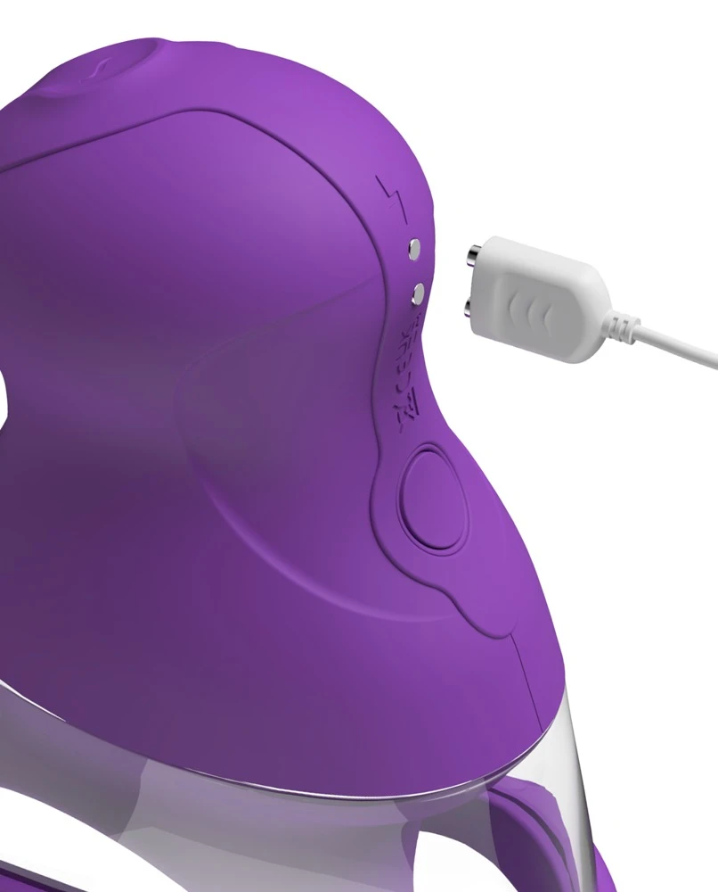 FFH Veloura G-Spot Pleasure Pu, Fantasy For Her Veloura Touch G-Spot Pleasure Pump – Aufreizender G-Punkt-Vibrator mit Intim-Saugschale, 10 Vibrationsmodi und 3 Saugstufen