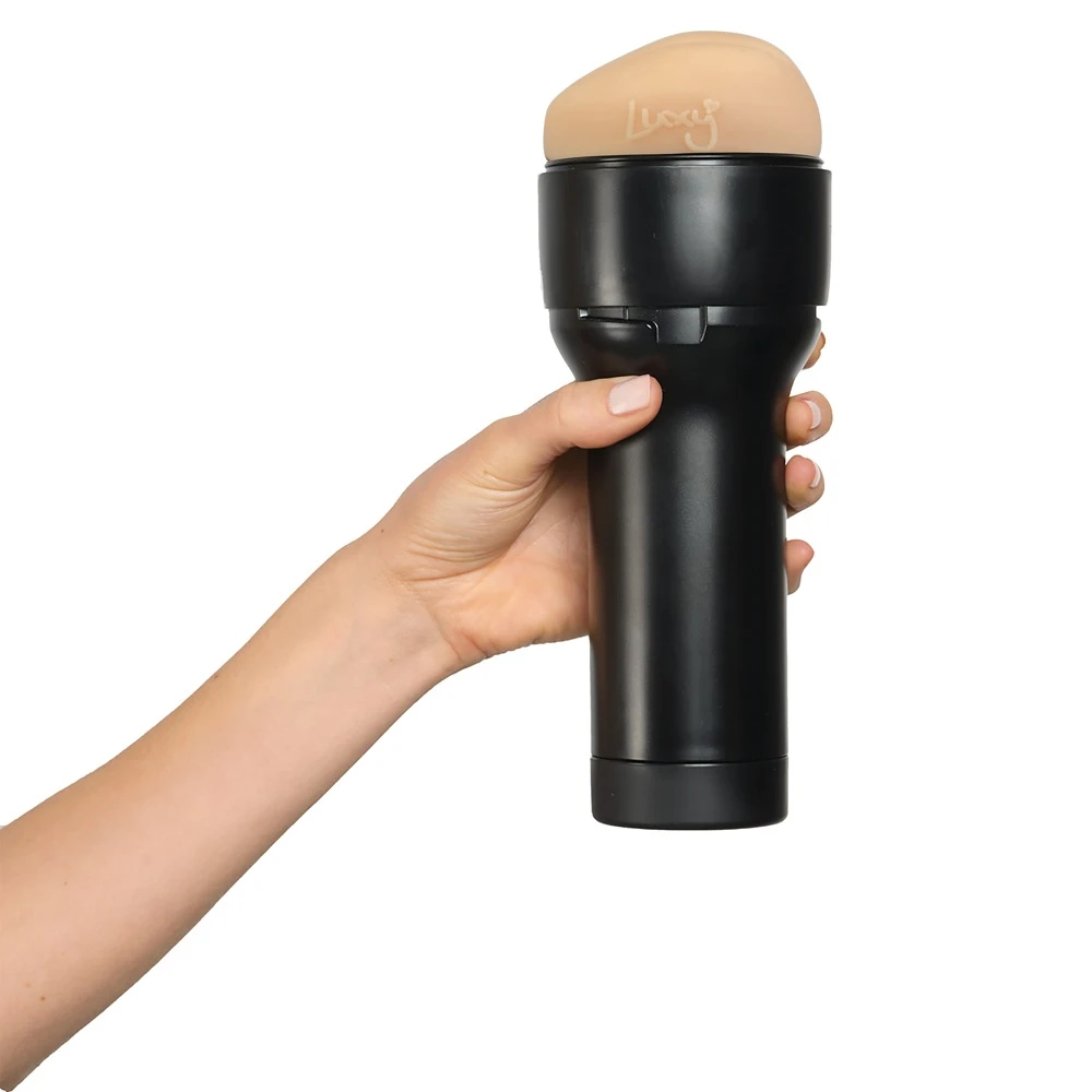 Feel Luxy Dutch, Luxy Dutch Masturbator mit realistischer Vagina-Form, Softmaterial Sleeve, Autogramm und diskretem Gehäuse für intensive Stimulation
