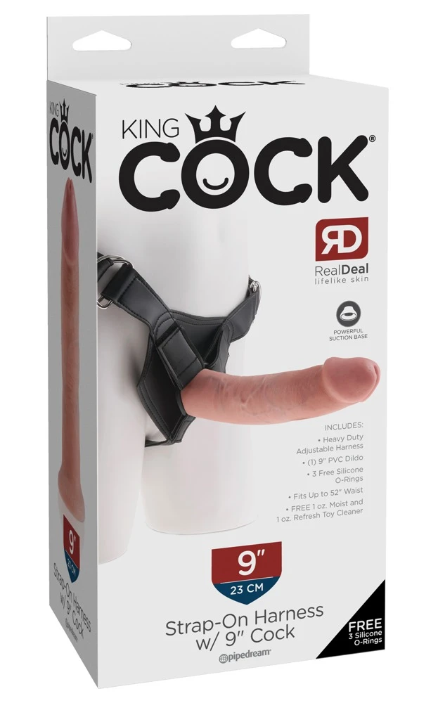 KC Strap-On with 9 Zoll Cock Light