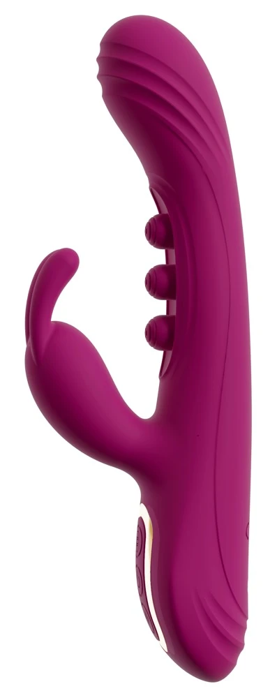 Javida 2F Vibrator Squirting, Javida 2 Function Vibrator mit 3-facher Knocking-Funktion und 7 Vibrationsmodi für intensive G-Zonen- und Klitoris-Stimulation, fördert Squirting-Erleben