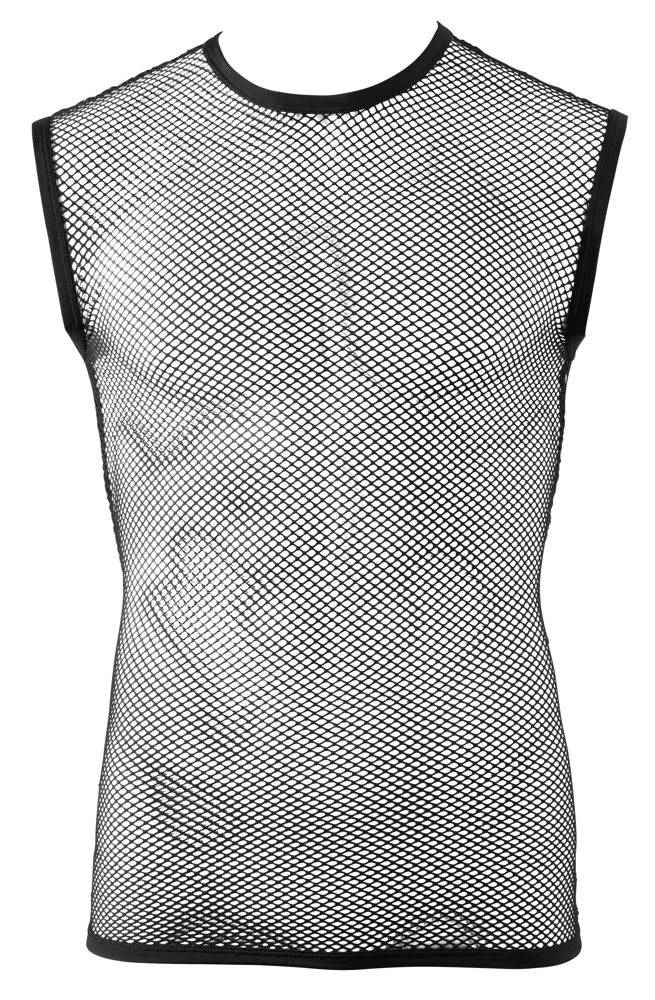 Herren Netzshirt XL/2XL aus groben Netz in schwarz. Weich und elastisch für hohen Tragekomfort.