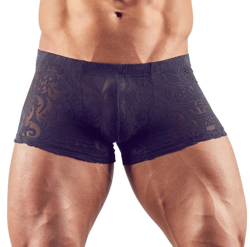 Erregend transparente Pants in samtiger Ausbrenner-Optik. Herrlich weich und elastisch für einen angenehmen Tragekomfort.