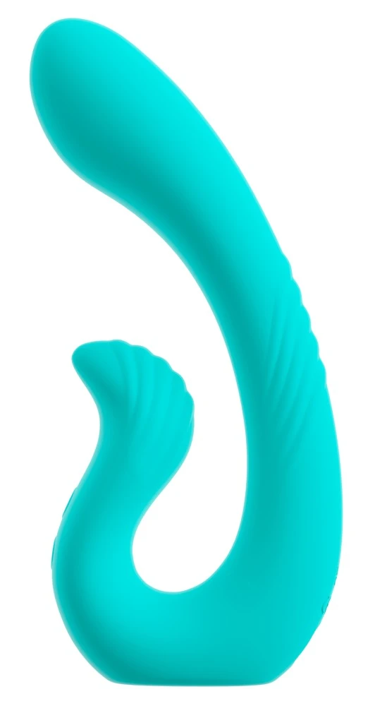 beau coeur Naira Dual Vibrator, Flexibler Doppelvibrator NAIRA Dual Heads mit 2 Power-Motoren getrennt steuerbar für vaginale und anale Stimulation