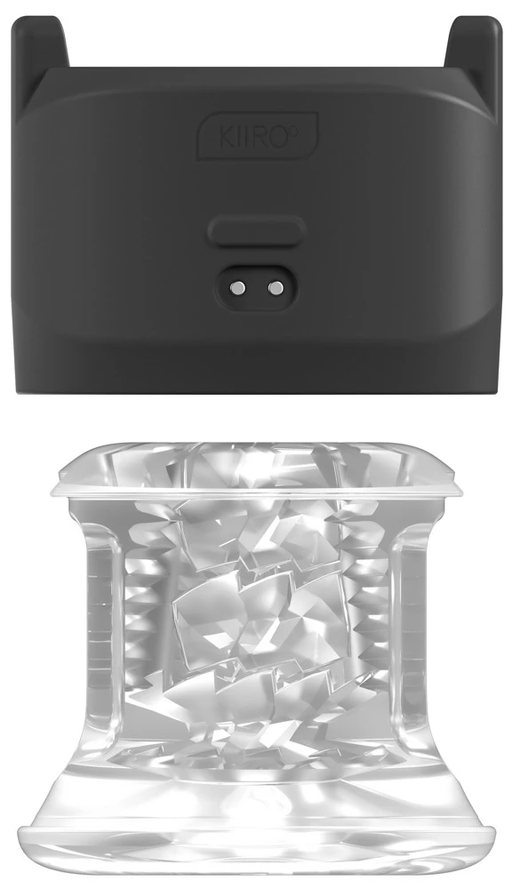 Kiiroo Power Shot, Interaktiver Vibro-Masturbator mit intensiven Reizstrukturen, 7 kraftvollen Vibrationsmodi, zwei starken Motoren und individuell anpassbarem Druck für besonders sexy Solo-Momente