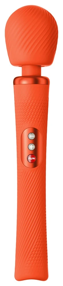 FUN FACTORY Massagestab VIM Wand Massager Made in Germany aufladbares Massagegerät mit 3 verschiedenen Massageprogrammen und Massagekopf