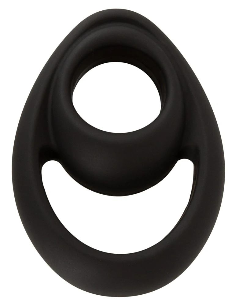 Erecto Cock & Ball Ring 2, Erecto Penis- und Hodenring aus softem Liquid-Silikon – maritimes tropfenförmiges Design, dehnbar, intensiver Grip für starke Standfestigkeit