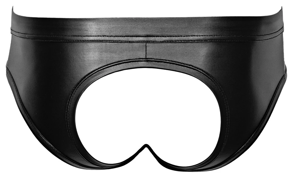 Herrenslip Po-frei, Po-freier Slip im edlen Mattglanz mit gestepptem Beutel und Reißverschluss, weiches, elastisches Highlight von Svenjoyment