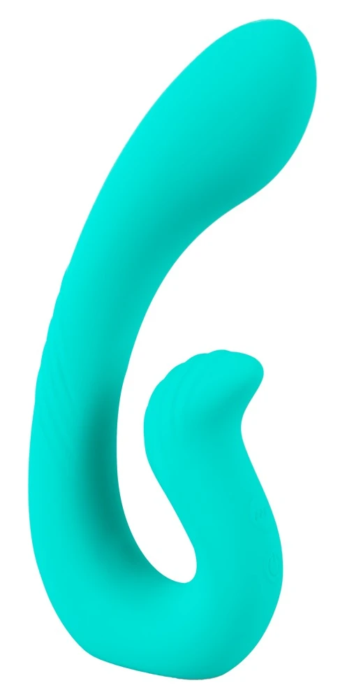 beau coeur Naira Dual Vibrator, Flexibler Doppelvibrator NAIRA Dual Heads mit 2 Power-Motoren getrennt steuerbar für vaginale und anale Stimulation