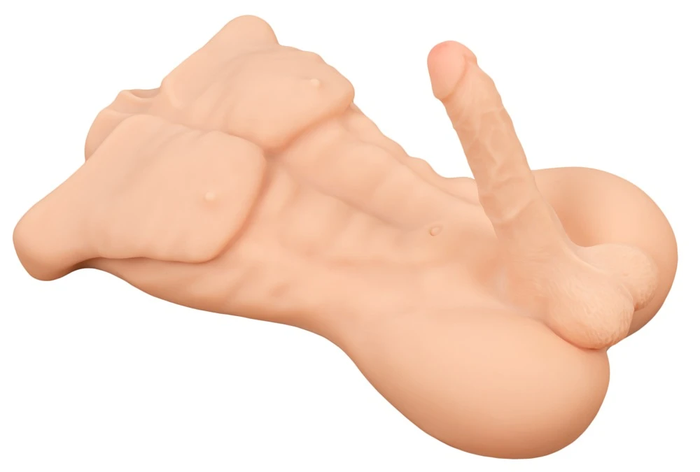 Realistixxx Deluxe Man, intensive Lustmomente mit dem realistischen Männer-Torso von realistixxx -  flexibler Penis, hautähnliche Haptik & mehr