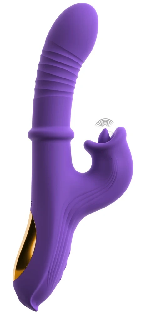 Smile Thrusting,Moving Ring Vi, Rabbitvibrator mit Stoßfunktion, beweglichem Massagering, pulsierendem Klitoris-Stimulator & 10 Vibrationsmodi von Sweet Smile