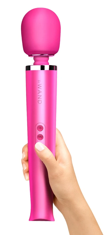 Le Wand Massagestab inkl. Strukturaufsatz 20 Vibrationsmodi in 10 Intensitäten