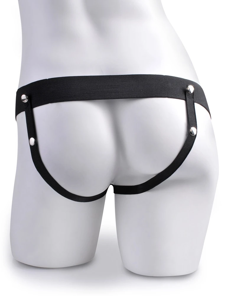 Fetish Fantasy Hohler Naturdildo mit elastischem Strap-on