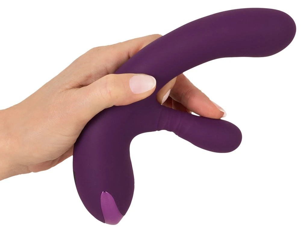 Javida 3 Function Nodding Vibr, Flexibler Rabbitvibrator mit Nodding-Funktion für G-Zone & Klitoris doppelte Vibration rhythmische Massage intensiv – Javida