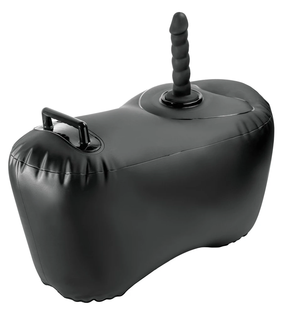 FFS Body Dock Inflatable Love Seat aufblasbares Liebeskissen mit Dildo und Haltegriff – sexy Reitsitz für wilde Höhepunkte mit stabiler Stütze, federnder Rückkehr und universeller Halterung für Saugfuß-Toys