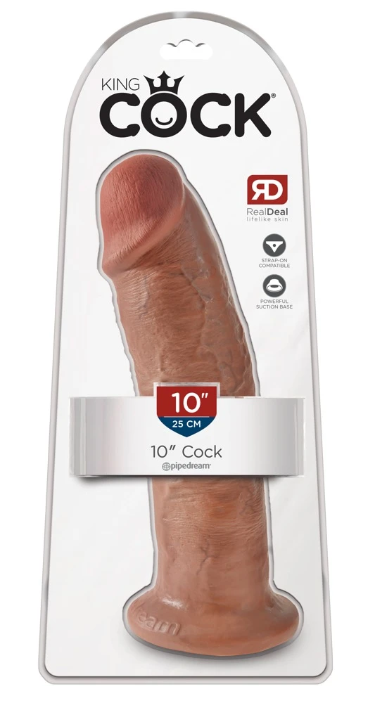 KC 10 Zoll Cock Hyperrealistischer Naturdildo 25cm