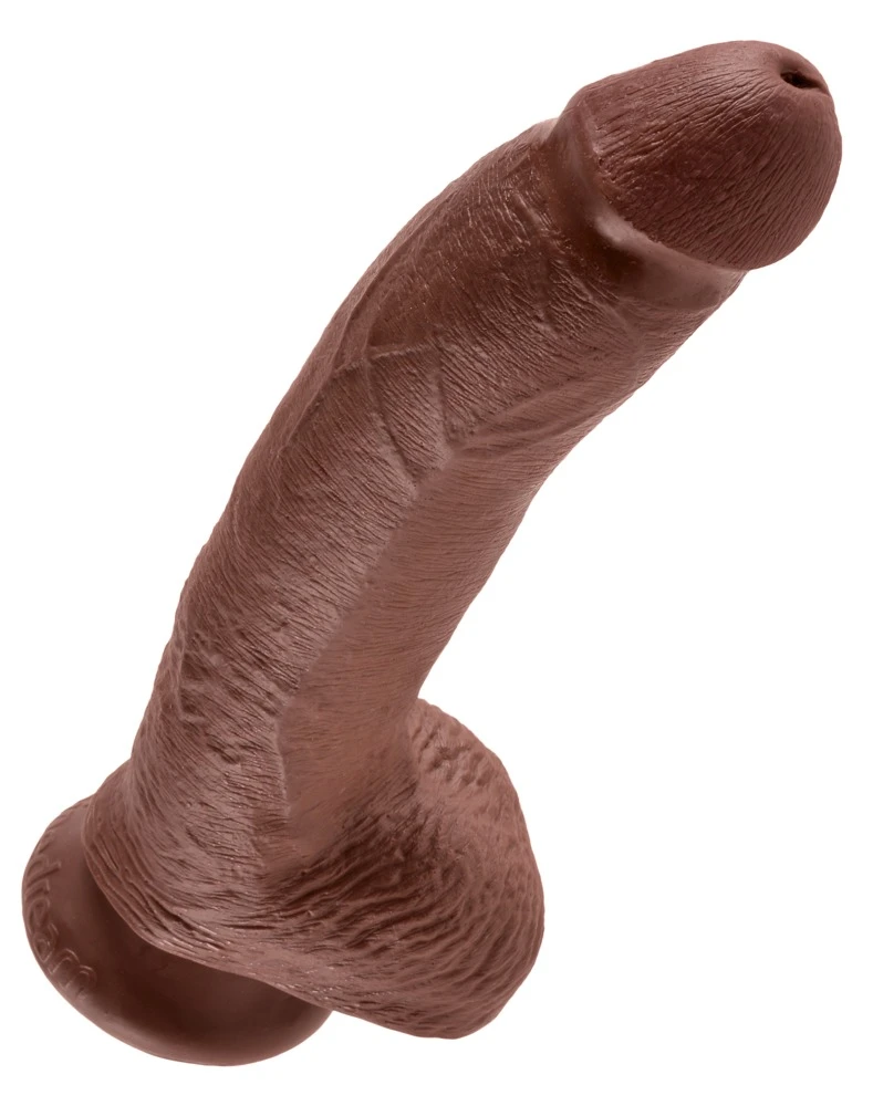 KC 9 Cock with Balls Naturdildo mit griffigen Hoden