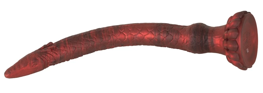 Beasty Cocks The Enormous Eel, Beasty Cocks Enormous Eel Dildo 65,5 cm mit Saugfuß Schlangenfisch-Design Metallic-Optik strukturierter XL Dildo für intensives Vergnügen