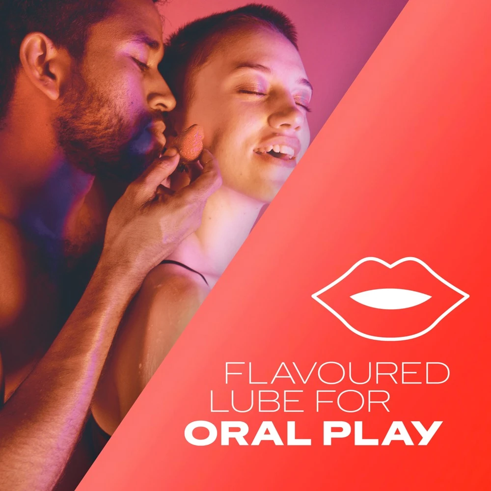 Strawberry Lube Durex Strawberry Lube 50 ml. pH-neutral, zuckerfrei, wasserlöslich & ideal für empfindliche Haut - für fruchtige Intimität!