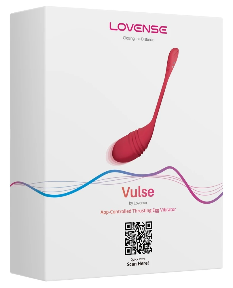 Vulse, Lovense Vulse Vibro-Ei mit Stoßfunktion für intensive G-Punkt-Reize & freihändiges Lustspiel per App