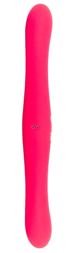 CC Double vibrator, Double Vibrator Coup!es Choice beidseitig nutzbar mit 2 Motoren 9 Vibrationsmodi flexibel soft Silikon für Partner:innen