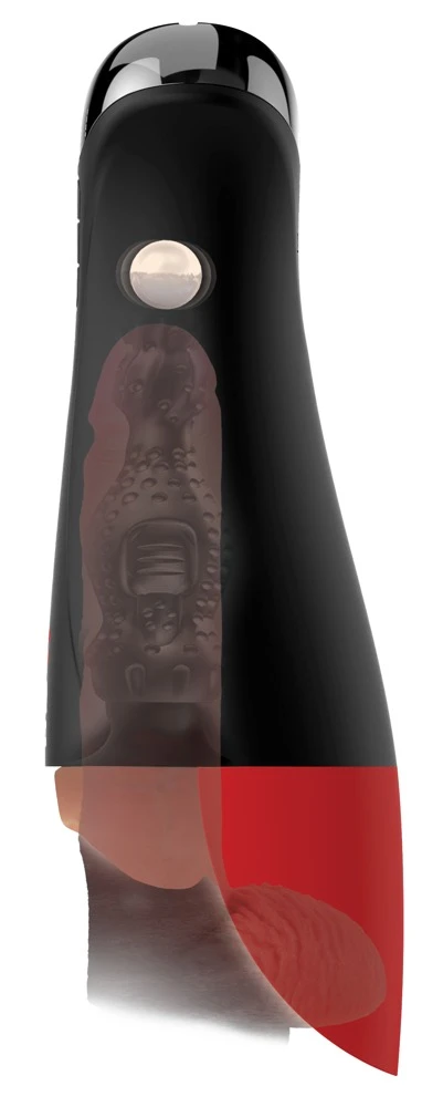 PDXE Fuck-O-Matic Pro XL Brown, Intensive Penis- und Hodenmassage mit 5-fach Saug- und Vibrationspower, der Fuck-O-Matic Pro XL bringt Dich an Deine Grenzen!