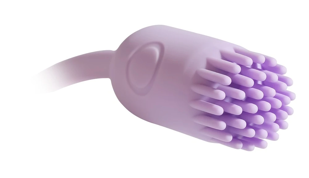 Svakom Plume Pastel Lilac, SVAKOM Vibro-Ei mit Bürstchen-Appsteuerung für prickelndes Solo-Spiel & sinnliche Paarmome