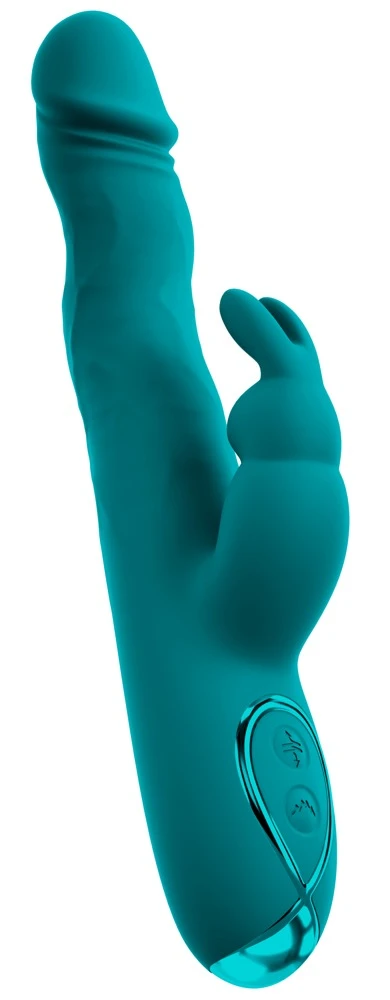 Smile Rabbit Vibrator Wiggling, Rabbitvibrator mit Wiggling-Funktion, Dual-Stimulation für Vagina & Klitoris, 10 Vibrationsmodi, luxuriöse Reizwäsche Sweet Smile