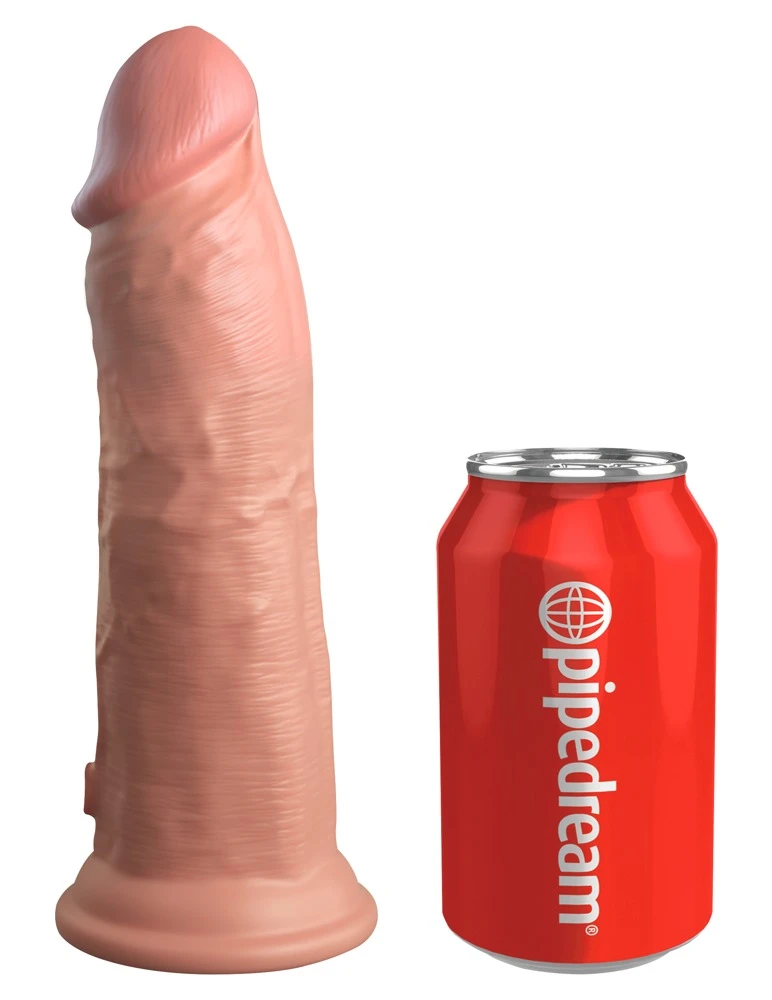 KCE 8 Zolle DD Vibrating Cock, Besser als echt: Weiche Haut, harter Kern und kraftvolle Vibration!
