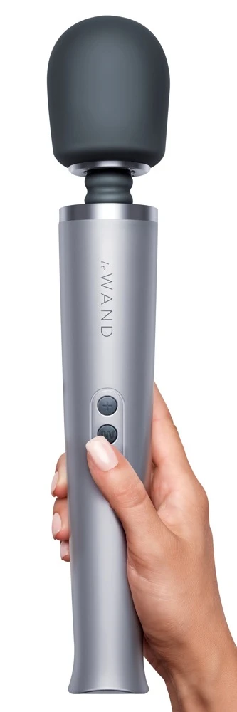 Le Wand Massagestab inkl. Strukturaufsatz 20 Vibrationsmodi in 10 Intensitäten