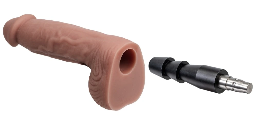 Small Dildo, Lovense Vac-U-Lock Naturdildo aus Silikon mit praller Eichel für intensive Spiele an der Sex Machine
