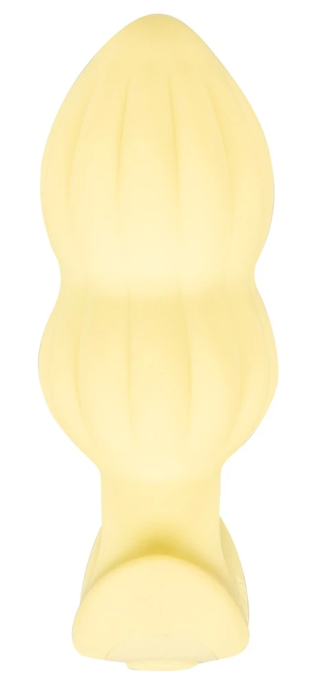 Cuties Vibrating Plug Yellow, Vibrating Mini Butt Plug Yellow von Cuties – kompakter Analplug mit 7 intensiven Vibrationsmodi, weicher Spitze und verspieltem Design für prickelnde, lustvolle Abenteuer