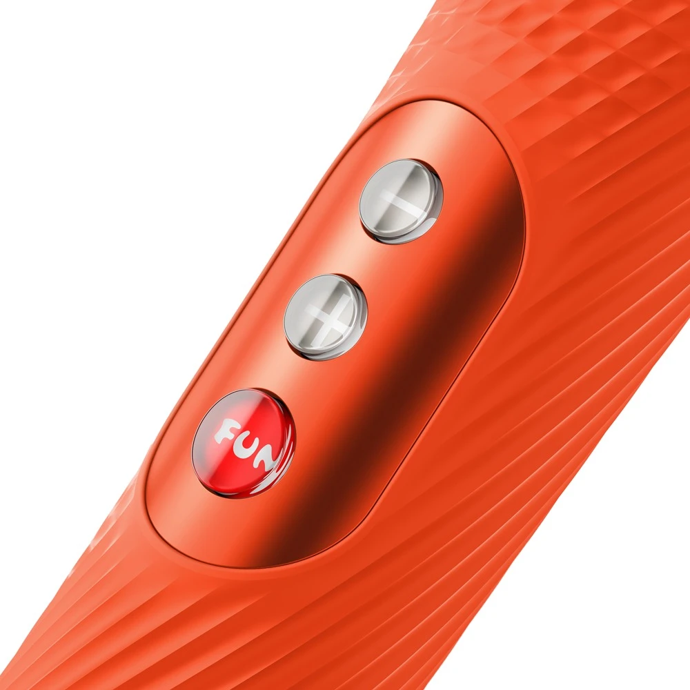 FUN FACTORY Massagestab VIM Wand Massager Made in Germany aufladbares Massagegerät mit 3 verschiedenen Massageprogrammen und Massagekopf