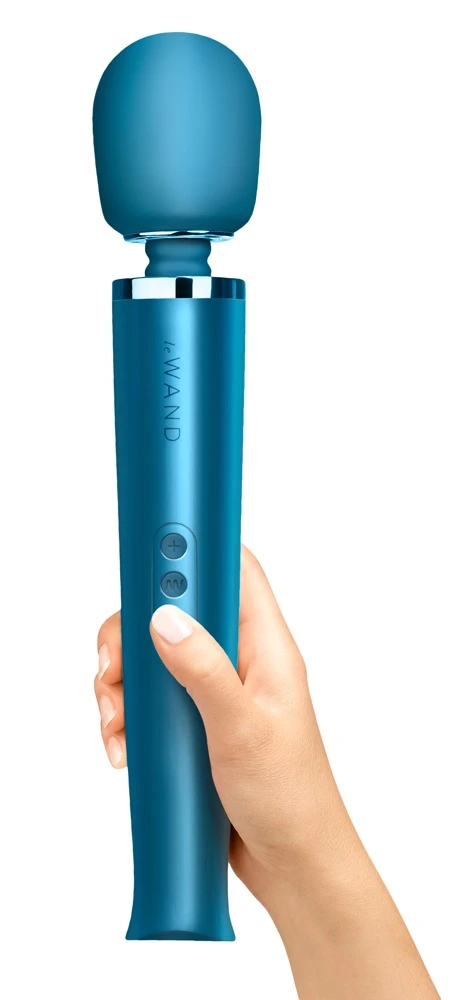 Le Wand Massagestab inkl. Strukturaufsatz 20 Vibrationsmodi in 10 Intensitäten
