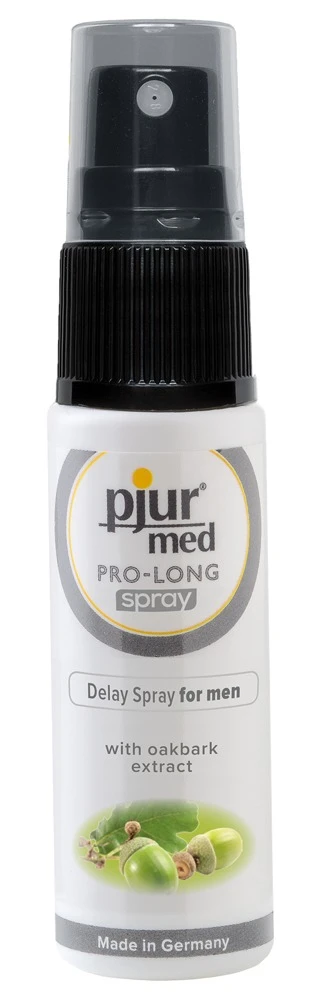 pjur med Pro-Long Spray 20 ml, Intim-Pflegecreme ORGANIC Care – vegane Feuchtigkeitspflege, beruhigt empfindliche Haut, stärkt die Elastizität und sorgt für geschmeidige Pflege nach der Rasur