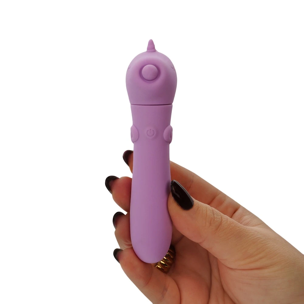 Unihorn USB Karma Lilac,  Unihorn Minivibrator USB Karma Lilac – süßes Einhorn-Toy mit 10 intensiven Vibrationsmodi, kraftvoller USB-Power, handlich, soft und ideal für heiße Solo- oder Paarmomente