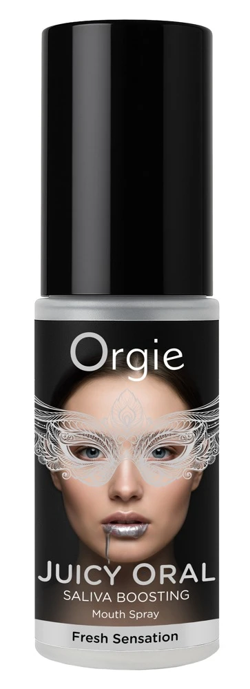 Orgie Juicy Oral 15ml, Orgie Juicy Oral Mundspray Minze für feuchte Intimküsse & gleitendes Oralsex-Spiel mit Frischekick