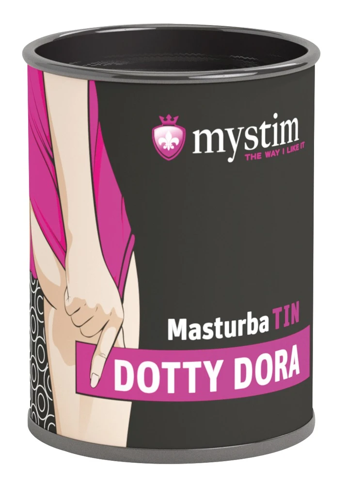 Handjob-Masturbator-Sleeve Dotty Dora von Mystim – soft, dehnbar, noppig innen, griffig außen für intensive Penismassagen
