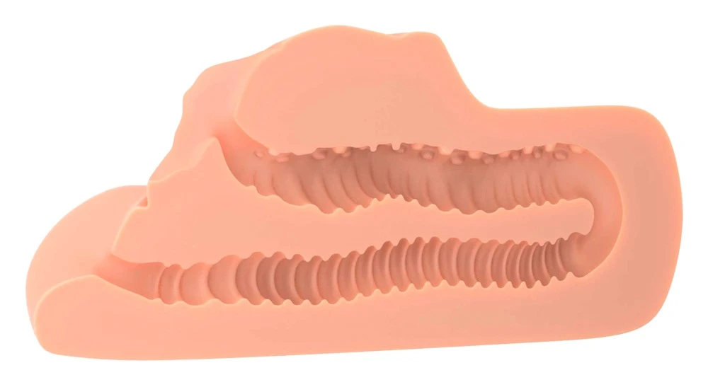 PDX Plus PP Double Stroker Masturbator in lebensechter Vagina-/Anus-Optik