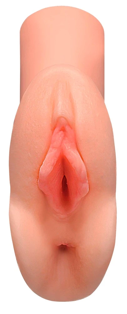 PDX Plus PP Double Stroker Masturbator in lebensechter Vagina-/Anus-Optik