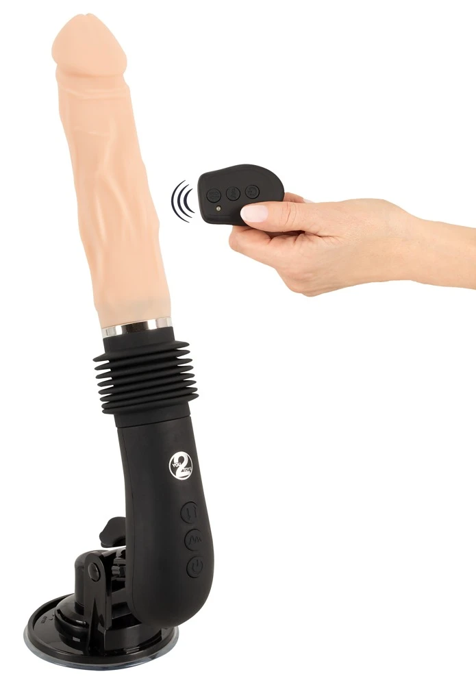 RC Fucking Machine 3, RC Fucking Machine Flesh von You2Toys – kraftvolle Stoßbewegungen und intensive Vibrationen im realistischen Penis-Look für freihändiges Lustvergnügen