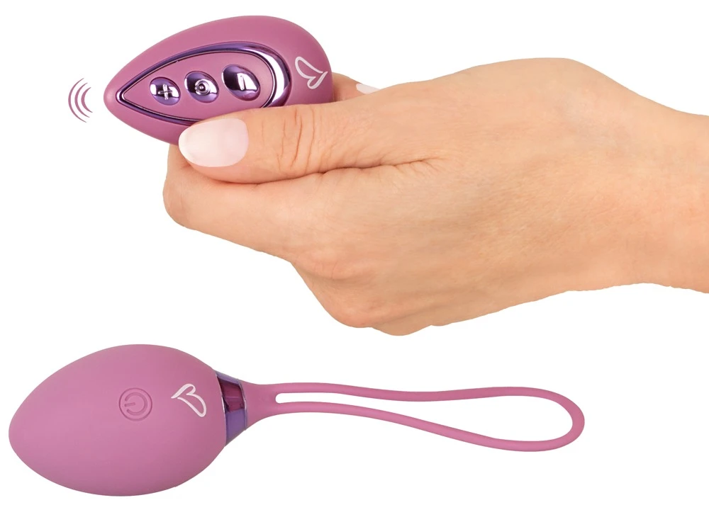 beau coeur Rovana RC Love Ball, Vibro-Liebeskugel ROVANA RC Love Ball mit Fernbedienung leise diskret 10 Vibrationsmodi 6 Intensitäten für intensives Training und Lust