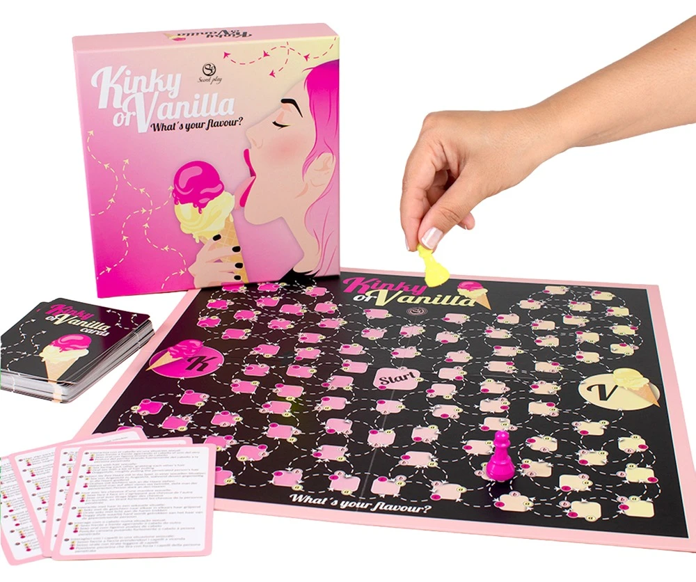Kinky or Vanilla Erotik-Brettspiel für Paare – freche Fragen und heiße Challenges zum spielerischen Test eurer erotischen Kompatibilität und Vorlieben