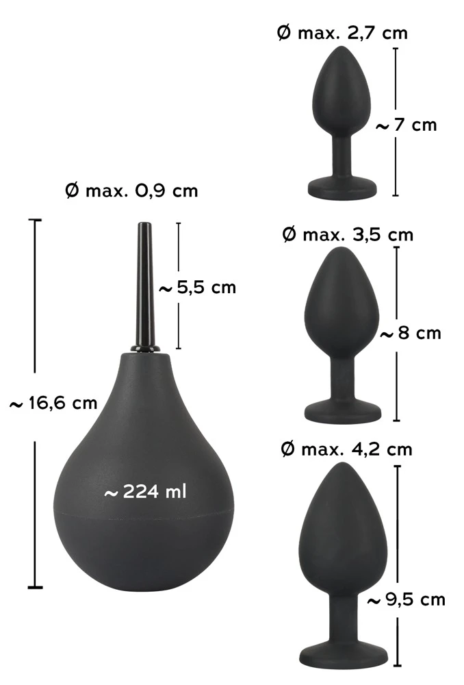 Black Velvets Anal Kit Black Velvets Anal Kit