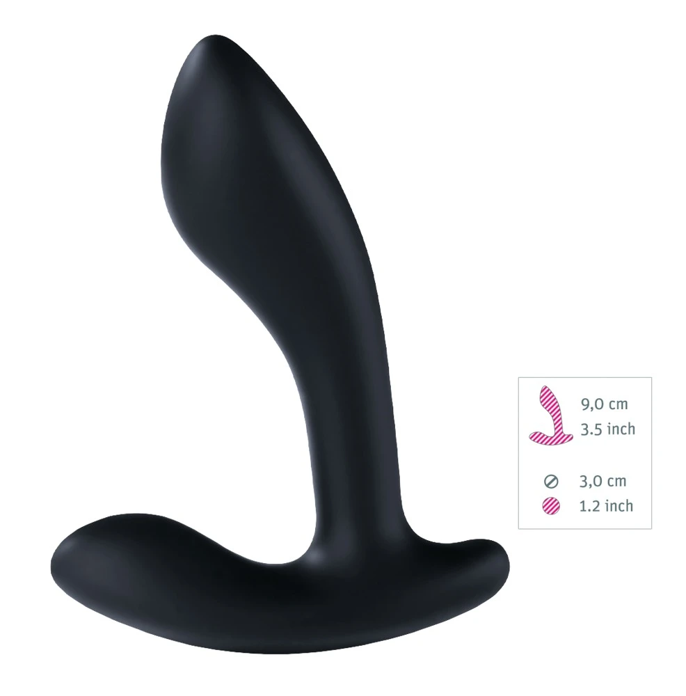 Flexing Flavio, Biegsamer E-Stim Analplug aus Soft-Silikon – für intensive Prostata-Stimulation mit Mystim Reizstromgeräten