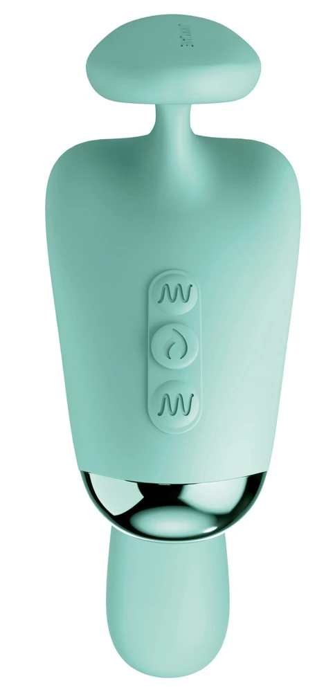 JJ Reflexx Rabbit 2, Biegsamer Doppelvibrator Reflexx Rabbit 2: Wärmefunktion, 10 Vibrationsmodi & flexibler 2-Finger-Griff für maximale Stimulation