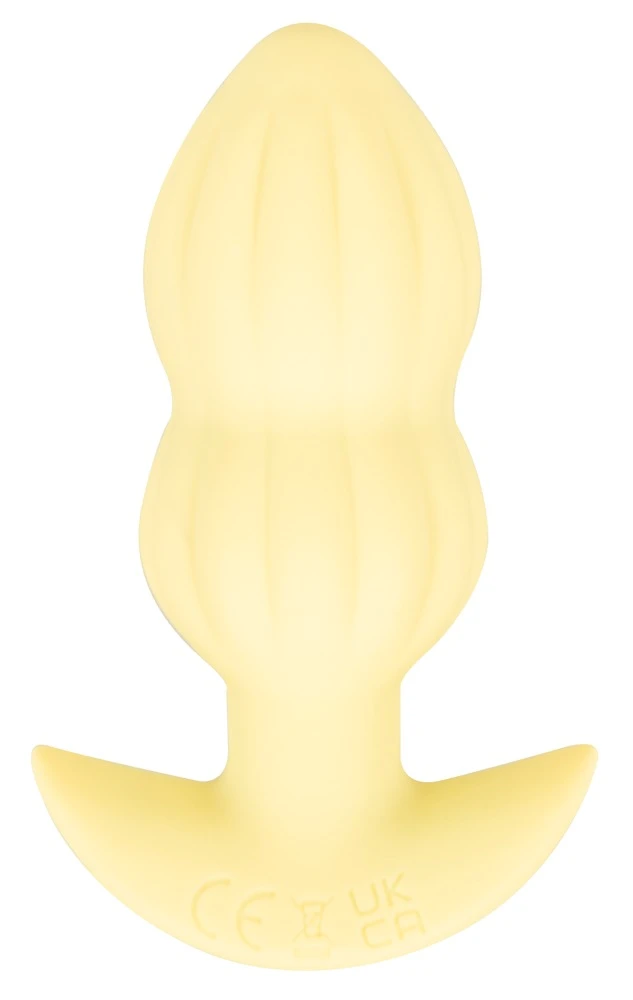 Cuties Vibrating Plug Yellow, Vibrating Mini Butt Plug Yellow von Cuties – kompakter Analplug mit 7 intensiven Vibrationsmodi, weicher Spitze und verspieltem Design für prickelnde, lustvolle Abenteuer