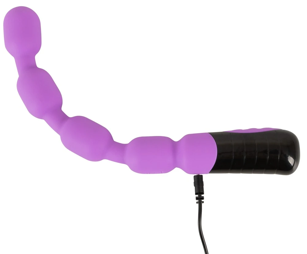 High Performance Beads, Kraftvolle Doppel-Vibration trifft gezielte G- und P-Punkt-Stimulation – mit ergonomischem Hebel für intensive Lustmomente