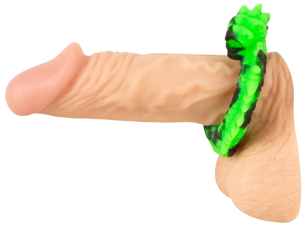 Beasty Cocks Dragon Loop, Dragon Loop Penisring im Drachen-Design aus softem Silikon für intensive Erektionen & kraftvolles Feeling