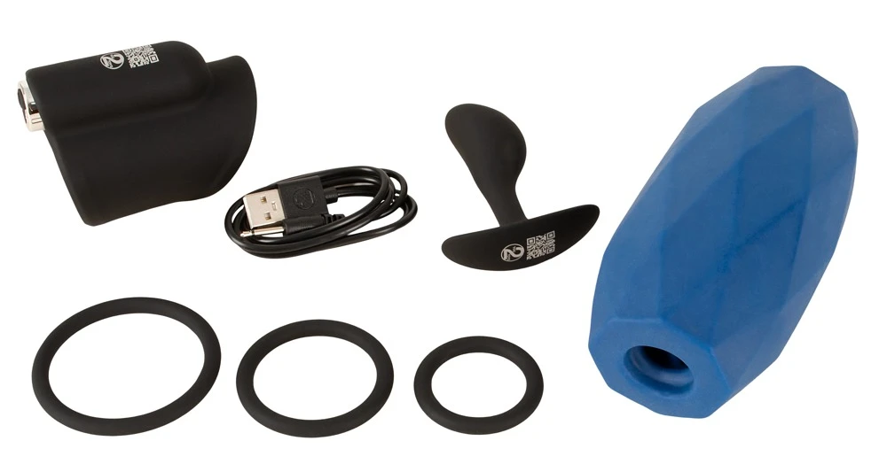 Magic shiver Masculine, Men Love Toy Starter Set Masculine 4-teilig Magic Shiver Vibro Masturbator Analplug Penisringe Stroker