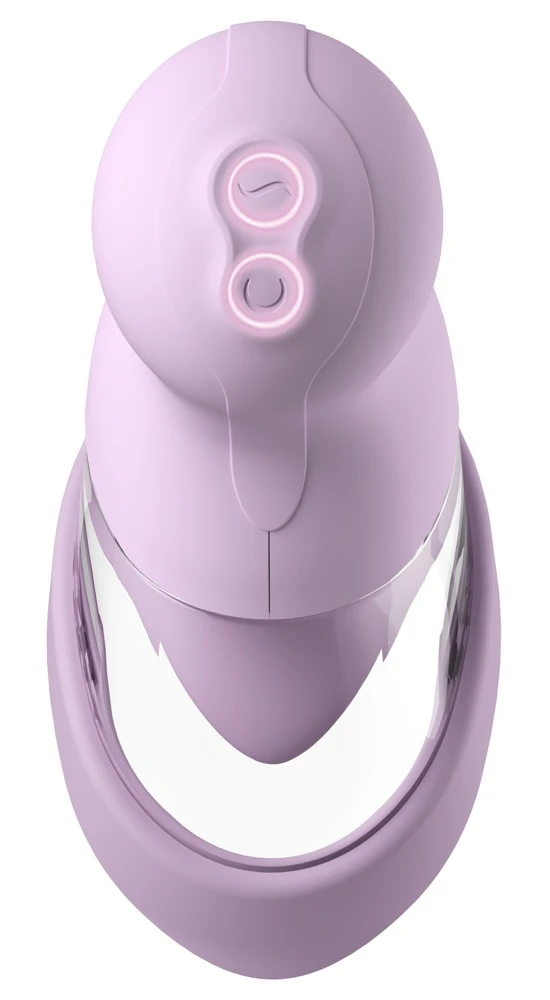FFH Veloura Touch Pleasure Pum, Fantasy For Her Veloura Touch Pleasure Pump – Aufreizende Intim-Saugschale mit 10 Vibrationsmodi, 3 Saugstufen und intensiver Stimulation für prickelnde Lustmomente